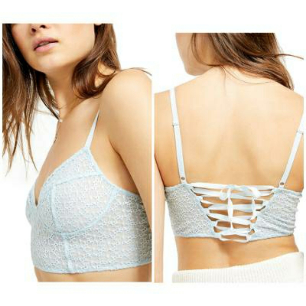 FREE PEOPLE Lele Atmosphere Longline Bralette - Picture 11 of 12